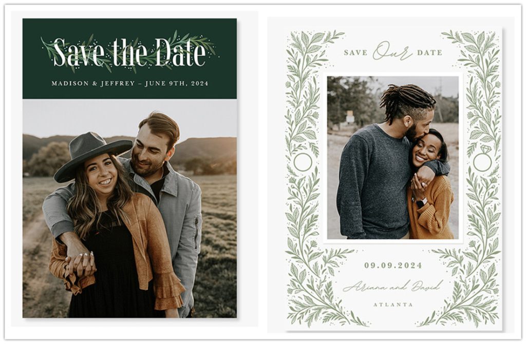 8 Types Of Wedding Cards